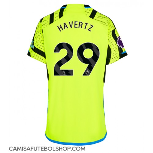 Camisa de time de futebol Arsenal Kai Havertz #29 Replicas 2º Equipamento Feminina 2023-24 Manga Curta
